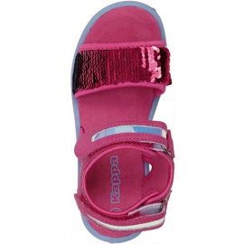 Kappa Seaqueen K Footwear Lasten sandaalit pinkki-sininen 260767K 2260 vaaleanpunainen 1