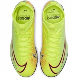 Nike Mercurial Superfly 7 Academy Mds Tf BQ5435 703 jalkapallokengät sininen, celadon vihreä 1