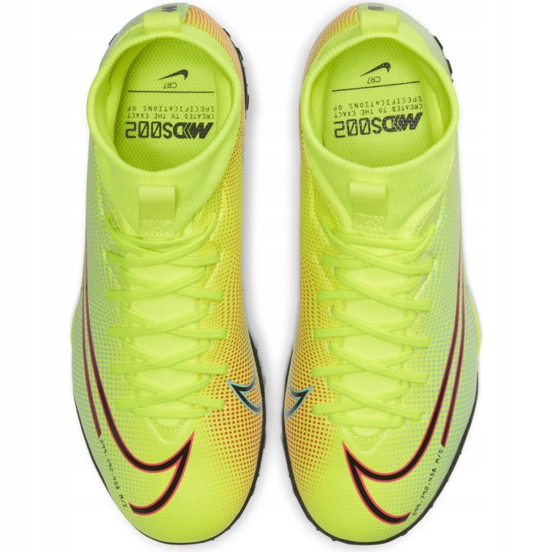 Nike Mercurial Superfly 7 Academy Mds Tf BQ5435 703 jalkapallokengät sininen, celadon vihreä 1