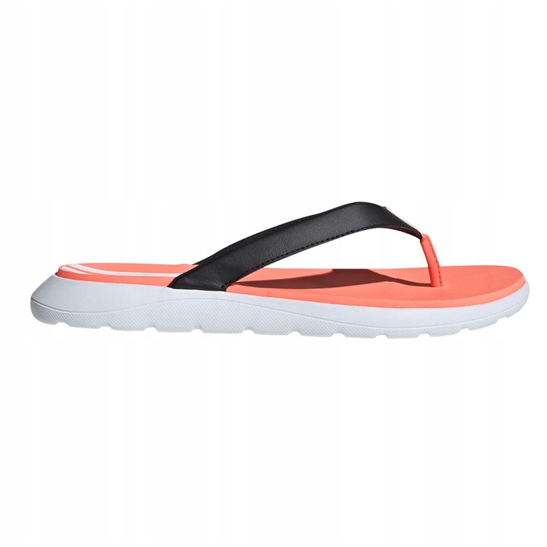 Adidas Naisten Comfort Flip Flop -tossut oranssi-musta-valkoinen EG2064 1