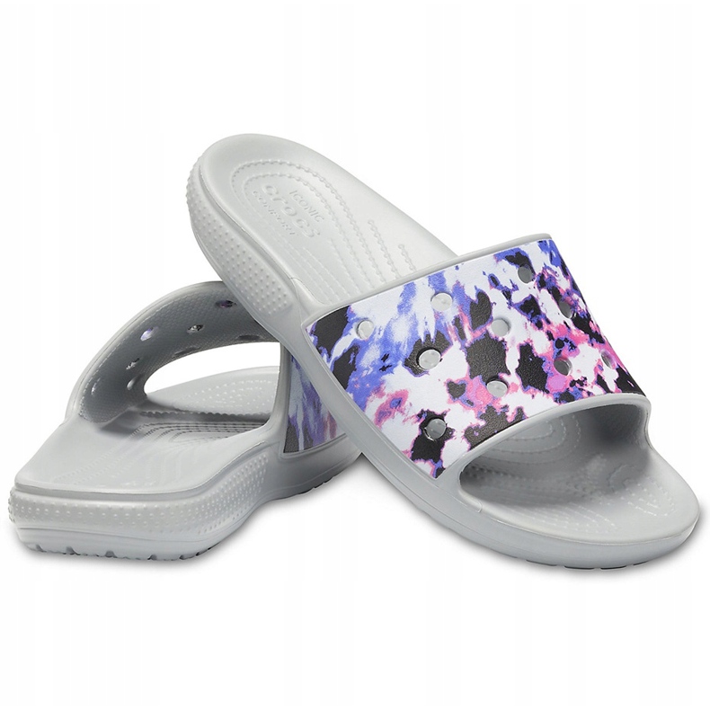 Crocs Naisten Classic Crocs Tie Dye Mania Slide 206481 97K harmaa monivärinen 1