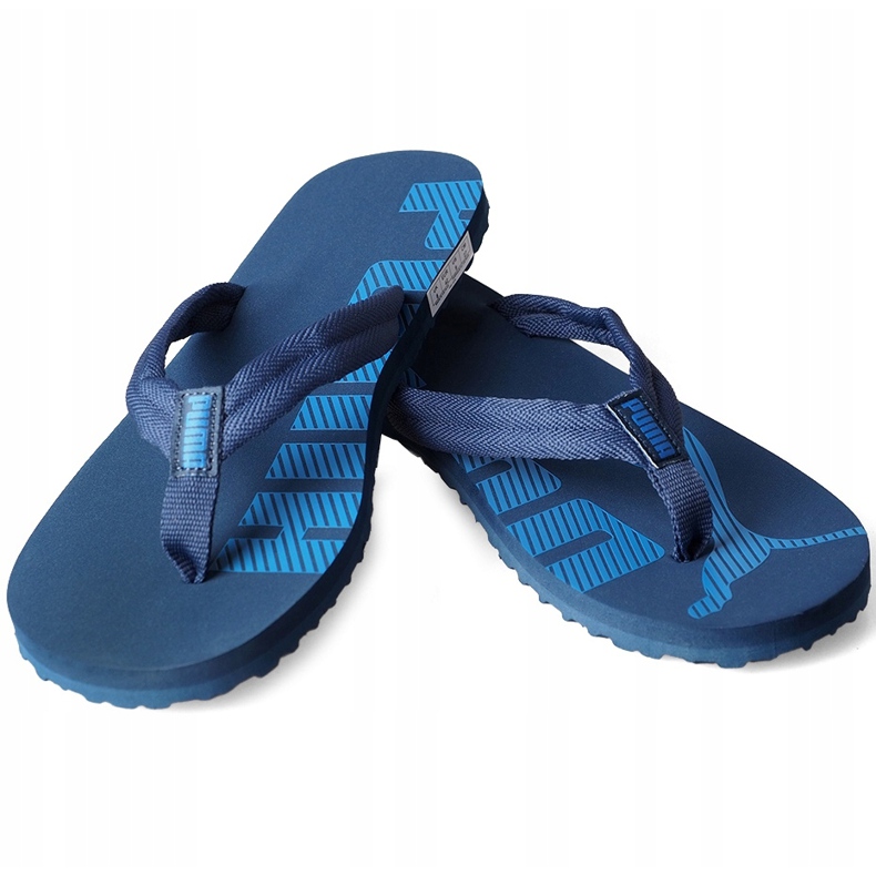 Miesten tossut Puma Epic Flip v2 tummansininen-sininen 360248 40 laivastonsininen 1