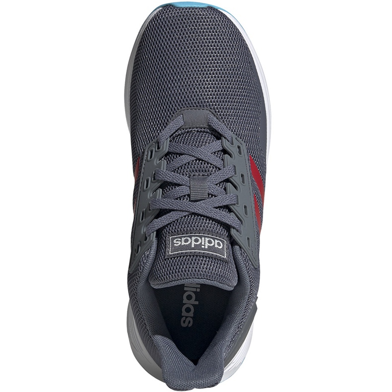 Adidas Duramo 9 K lasten kengät harmaa-punainen EG7899 1