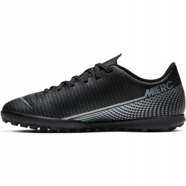 Nike Mercurial Vapor 13 Club Tf Junior AT8177 010 jalkapallokengät musta musta 1