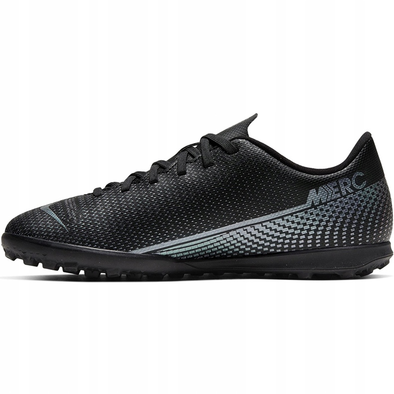 Nike Mercurial Vapor 13 Club Tf Junior AT8177 010 jalkapallokengät musta musta 1
