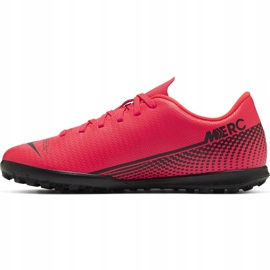 Nike Mercurial Vapor 13 Club Tf Junior AT8177 606 jalkapallokengät punainen punainen 1