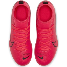 Nike Mercurial Superfly 7 Club FG / MG Junior AT8150 606 jalkapallokengät punainen punainen 1