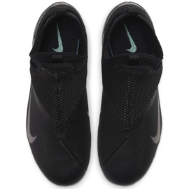 Nike Phantom Vsn 2 Academy Df FG / MG Junior CD4059 010 jalkapallokengät musta musta 1