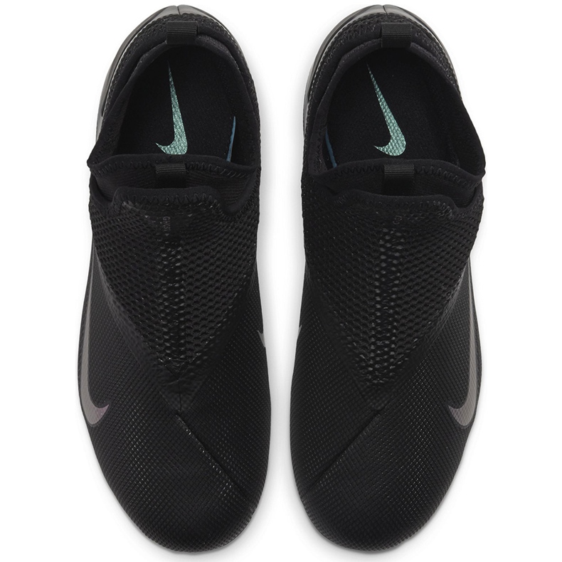 Nike Phantom Vsn 2 Academy Df FG / MG Junior CD4059 010 jalkapallokengät musta musta 1