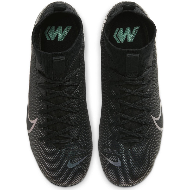 Nike Mercurial Superfly 7 Academy FG / MG Junior AT8120 010 jalkapallokengät musta musta 1