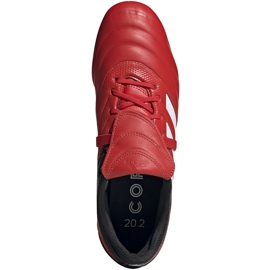 Adidas Copa Gloro 20.2 Fg punainen G28629 jalkapallokengät punamusta 1