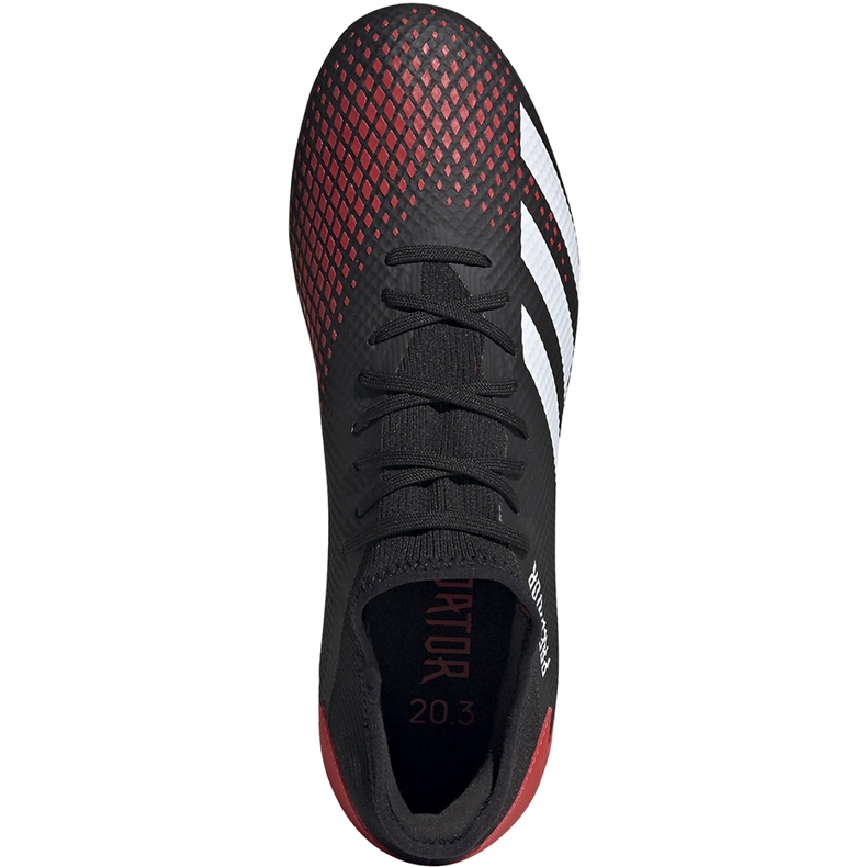 Jalkapallokengät adidas Predator 20.3 L Fg musta EE9556 monivärinen 1