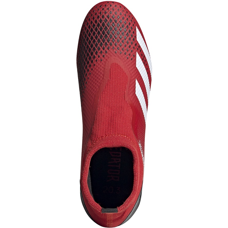 Adidas Predator 20.3 Ll Fg EE9554 jalkapallokengät punainen punainen 1