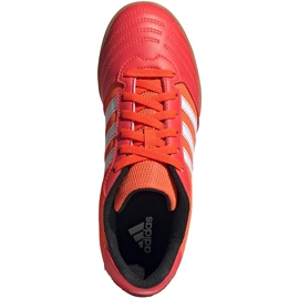 Adidas Super Sala Junior punaiset jalkapallokengät FV2639 punainen punainen 1