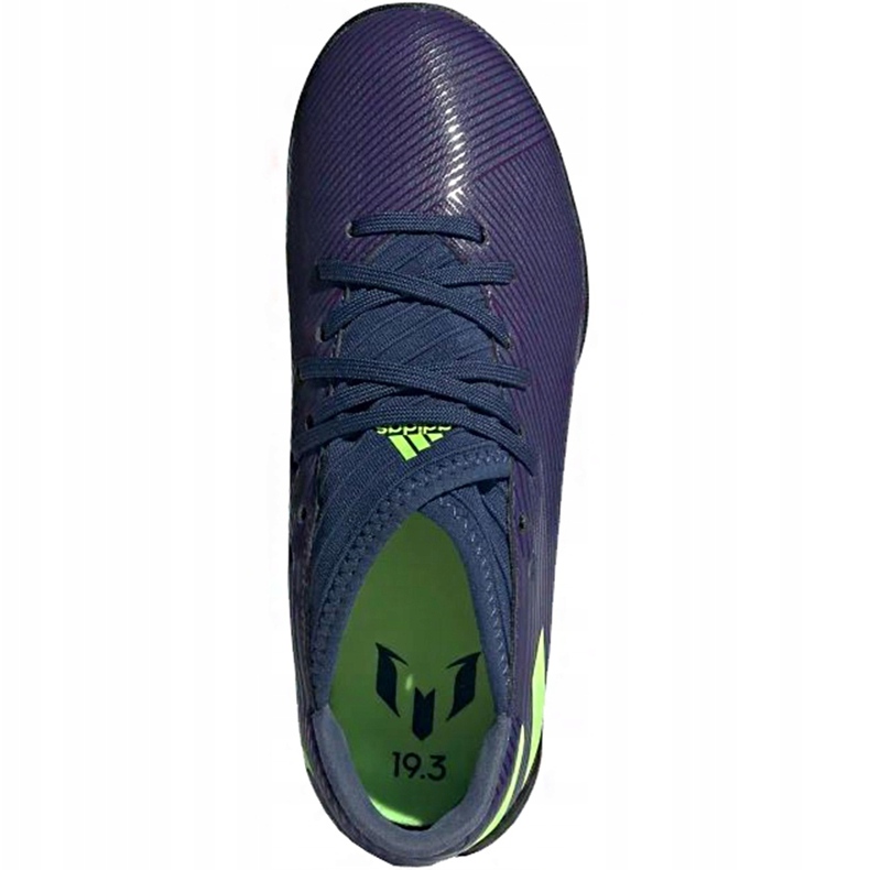 Adidas Nemeziz Messi 19.3 Tf Junior EF1811 jalkapallokengät musta tummansininen 1