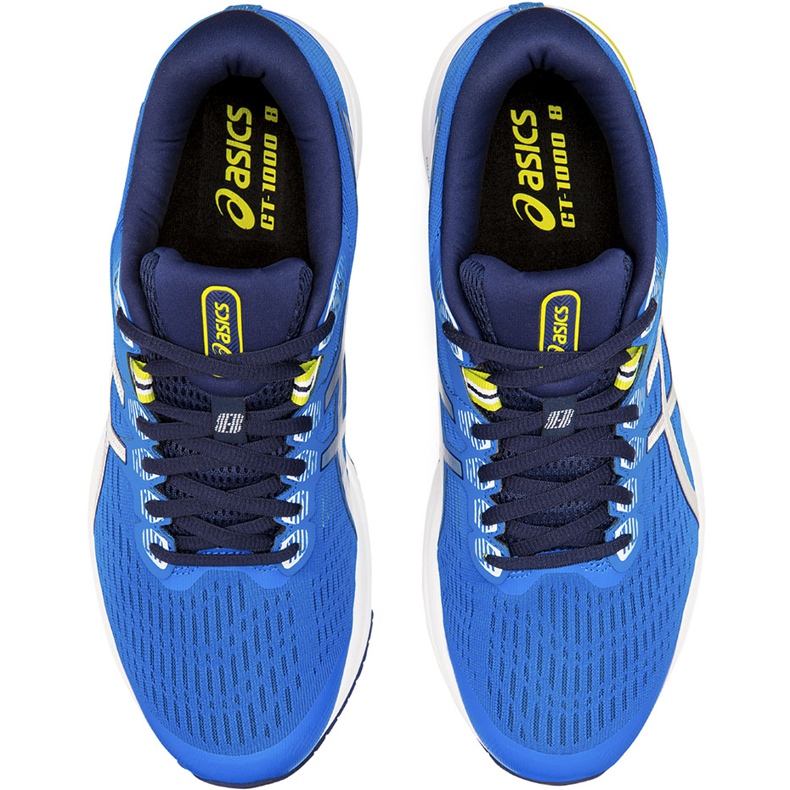 Miesten juoksukengät Asics GT-1000 8 sininen 1011A540 401 valkoinen 1