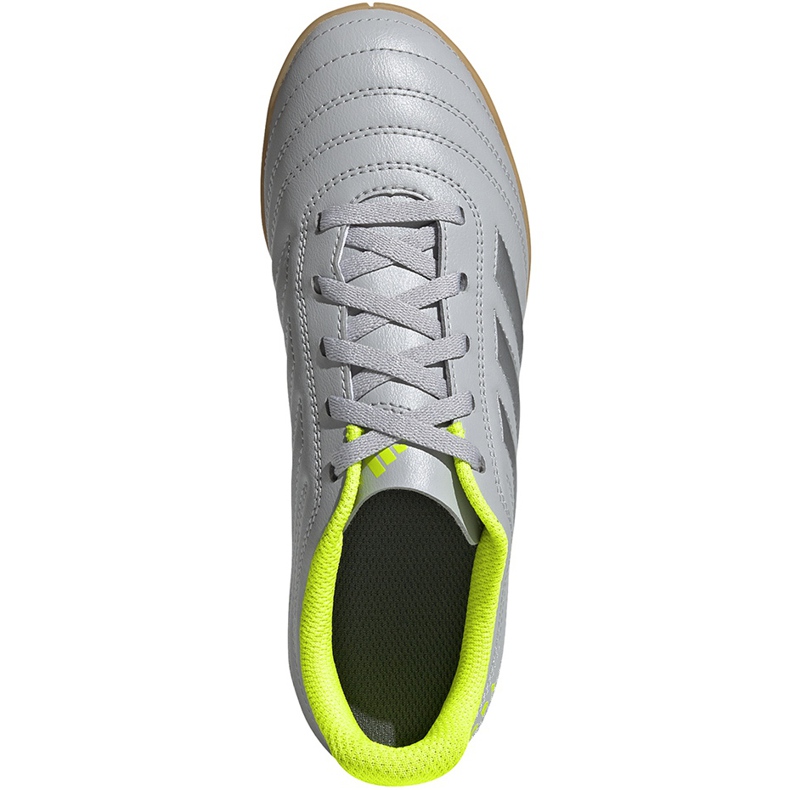 Adidas Copa 20.4 In Jr EF8354 jalkapallokengät harmaa hopea 1
