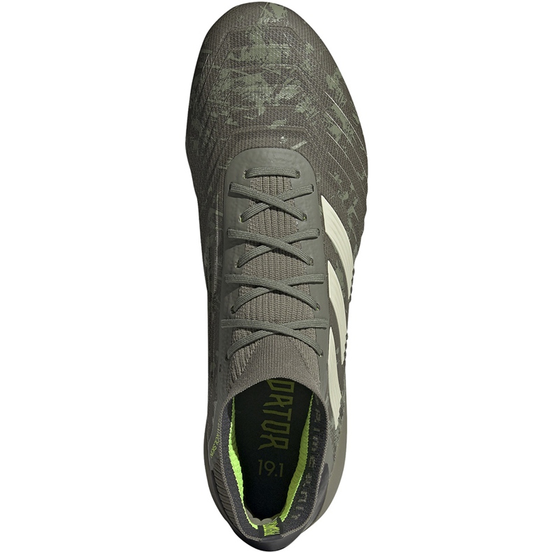Adidas Predator 19.1 Fg EF8205 jalkapallokengät harmaa harmaa 1