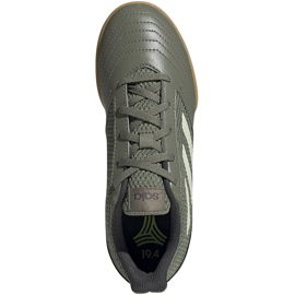 Adidas Predator 19.4 Junior khaki EF8224 jalkapallokengät vihreä vihreä 1