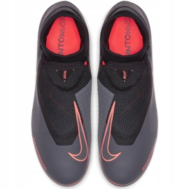 Nike Phantom Vsn Academy Df FG / MG AO3258 080 jalkapallokengät harmaa, pinkki harmaa 1