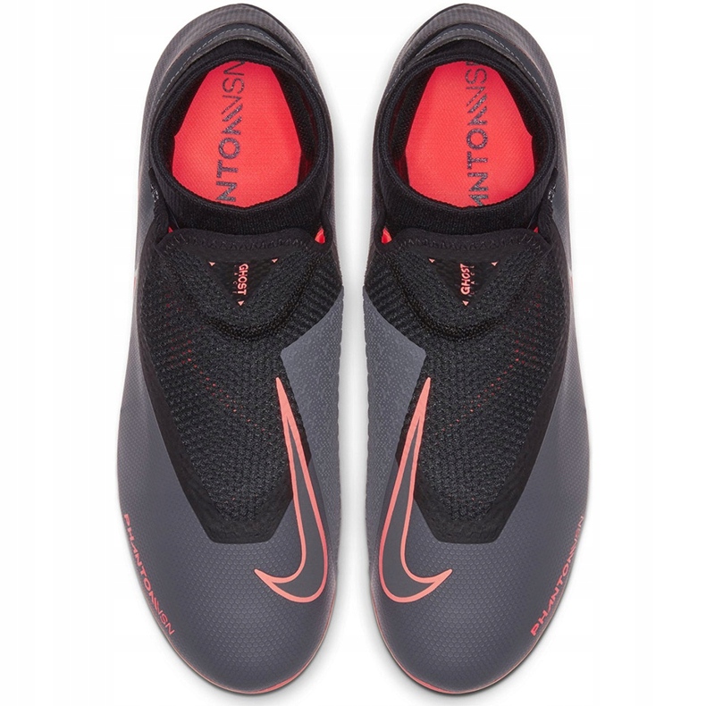Nike Phantom Vsn Academy Df FG / MG AO3258 080 jalkapallokengät harmaa, pinkki harmaa 1