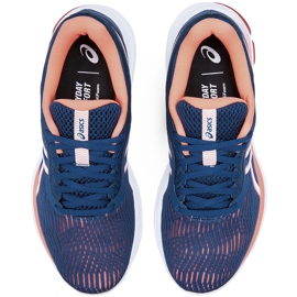 Naisten juoksukengät Asics Gel-Pulse tummansininen-persikka 1012A467 401 oranssi 1
