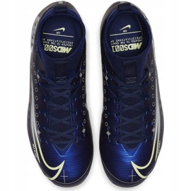Nike Mercurial Superfly 7 Academy Mds FG / MG Junior BQ5409 401 jalkapallokengät tummansininen tummansininen 1