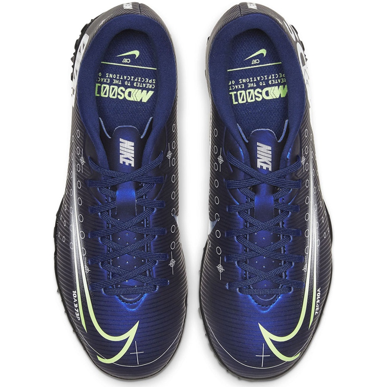 Nike Mercurial Vapor 13 Academy Mds Tf Junior CJ1178 401 jalkapallokengät tummansininen tummansininen 1