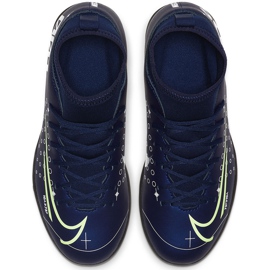 Nike Mercurial Superfly 7 Club Mds Tf Junior BQ5416 401 jalkapallokengät tummansininen tummansininen 1
