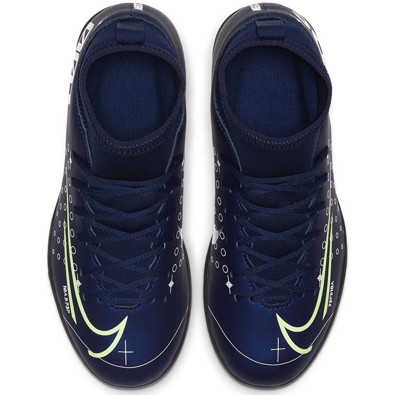 Nike Mercurial Superfly 7 Club Mds Tf Junior BQ5416 401 jalkapallokengät tummansininen tummansininen 1