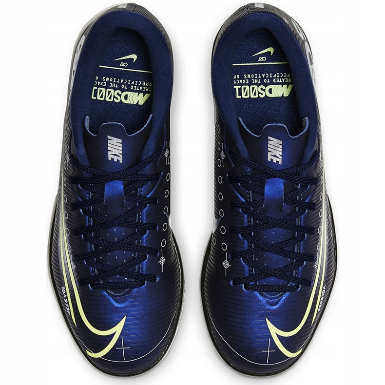 Nike Mercurial Vapor 13 Academy Mds Ic Junior CJ1175 401 jalkapallokengät tummansininen tummansininen 1
