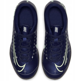 Nike Mercurial Vapor 13 Club Mds Tf Junior CJ1179 401 jalkapallokengät monivärinen laivastonsininen 1