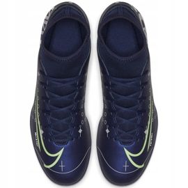 Nike Mercurial Superfly 7 Club Mds FG / MG Junior BQ5418 401 jalkapallokengät tummansininen sininen 1