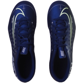 Nike Mercurial Vapor 13 Club Mds FG / MG Junior CJ1148 401 jalkapallokengät tummansininen tummansininen 1