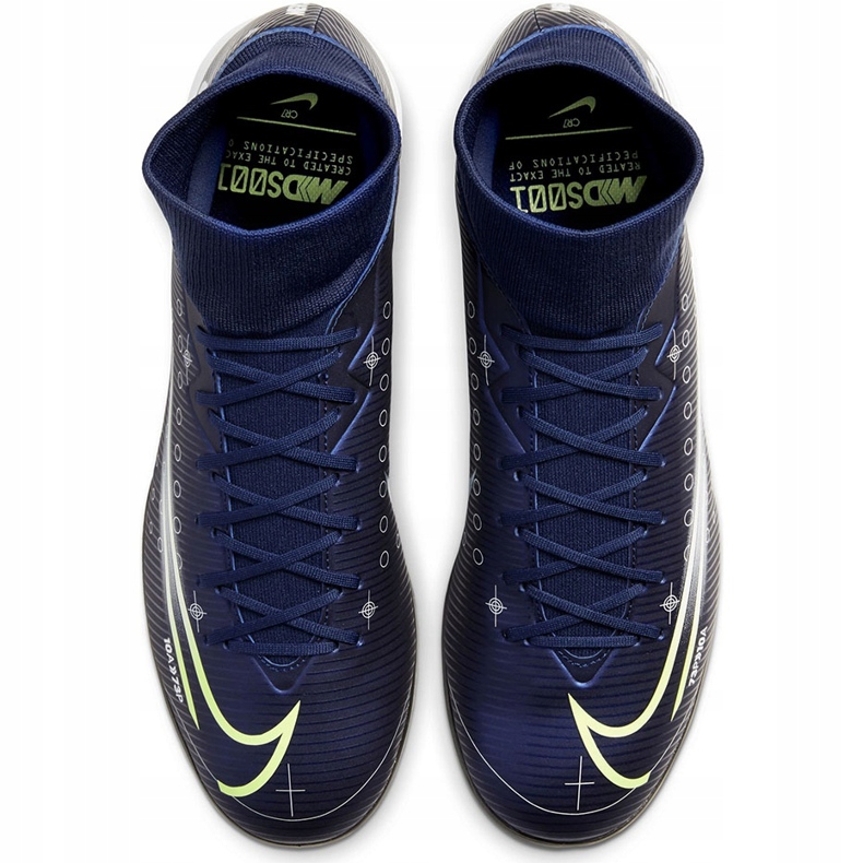 Nike Mercurial Superfly 7 Academy Mds Ic BQ5430 401 jalkapallokengät tummansininen tummansininen 1