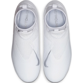 Nike Phantom Vsn Academy Df FG / MG Jr AO3287 100 jalkapallokengät valkoinen valkoinen 1