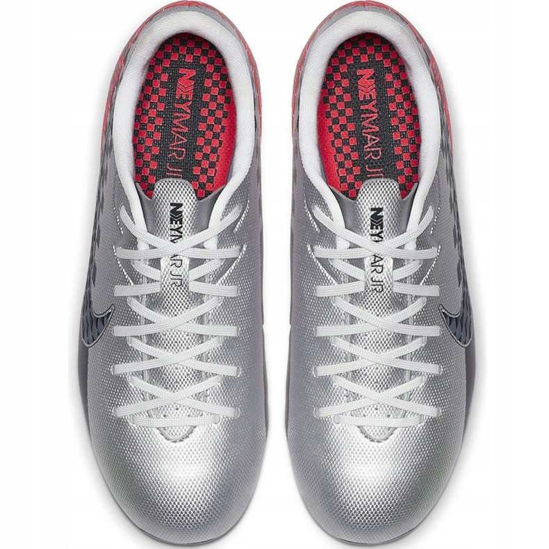 Nike Mercurial Vapor 13 Academy Neymar FG / MG Junior AT8125 006 jalkapallokengät harmaa harmaa 1