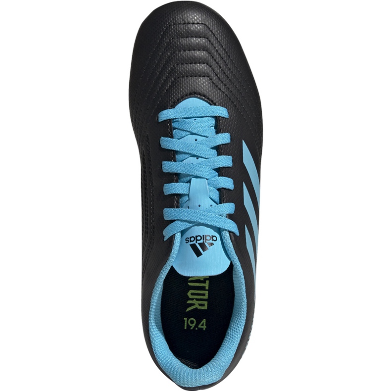 Adidas Predator 19.4 FxG Junior -jalkapallokengät musta ja sininen G25823 1