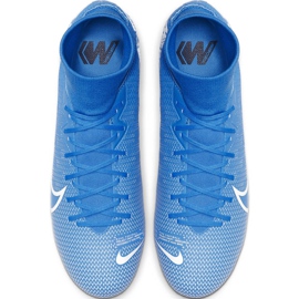 Nike Mercurial Superfly 7 Academy FG / MG AT7946 414 jalkapallokengät monivärinen sininen 1
