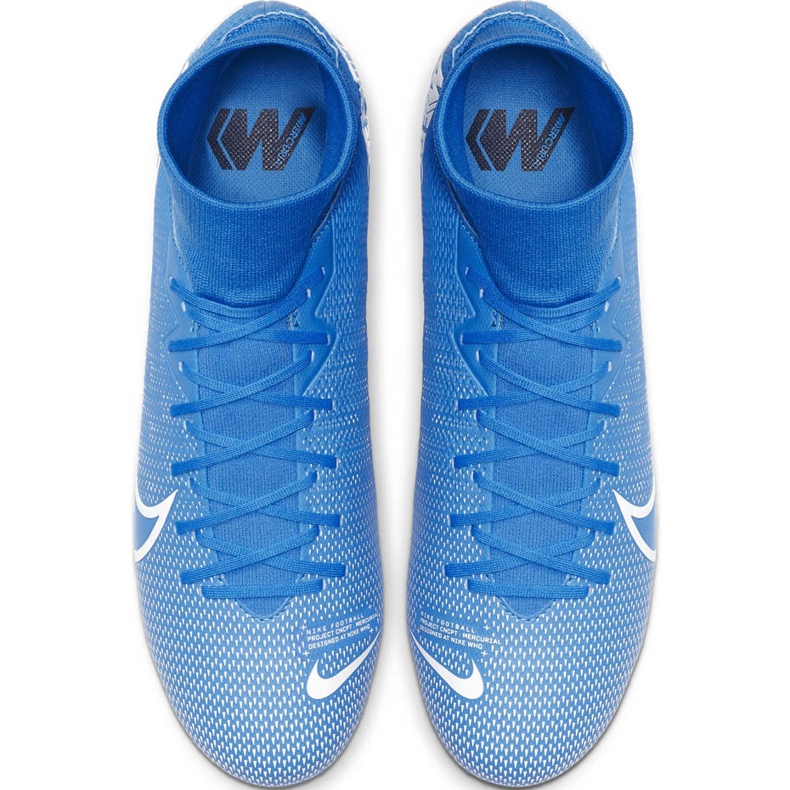 Nike Mercurial Superfly 7 Academy FG / MG AT7946 414 jalkapallokengät monivärinen sininen 1