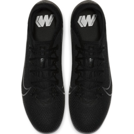 Nike Mercurial Vapor 13 Pro Tf AT8004 001 jalkapallokengät musta musta 1