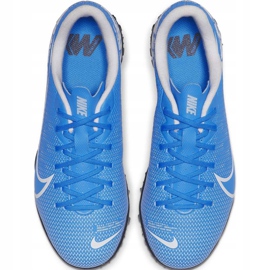 Nike Mercurial Vapor 13 Academy Tf Junior AT8145 414 jalkapallokengät sininen sininen 1