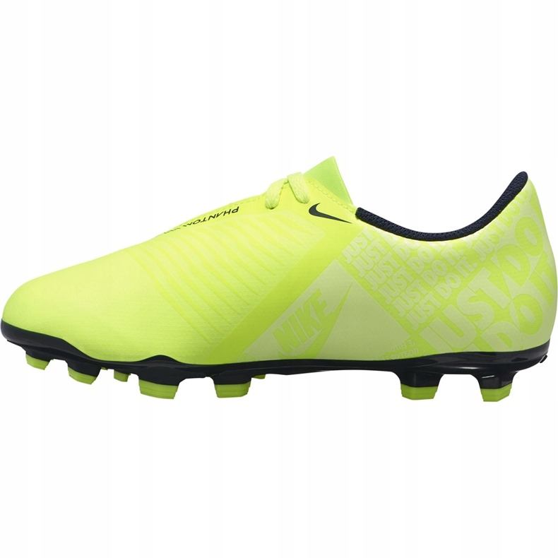 Nike Phantom Venom Club Fg Junior AO0396 717 jalkapallokengät keltainen keltainen 1