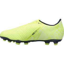 Nike Phantom Venom Academy Fg Junior AO0362 717 jalkapallokengät keltainen keltainen 1
