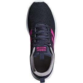 Adidas Lite Racer Cln K lasten kengät BB7045 tummansininen ja vaaleanpunainen 1