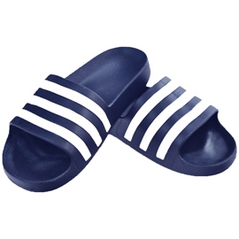Adidas Adilette Aqua -tossut laivasto F35542 valkoinen tummansininen 1