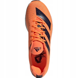 Naisten juoksukengät adidas Adizero Xc Sprint W oranssi F35763 1