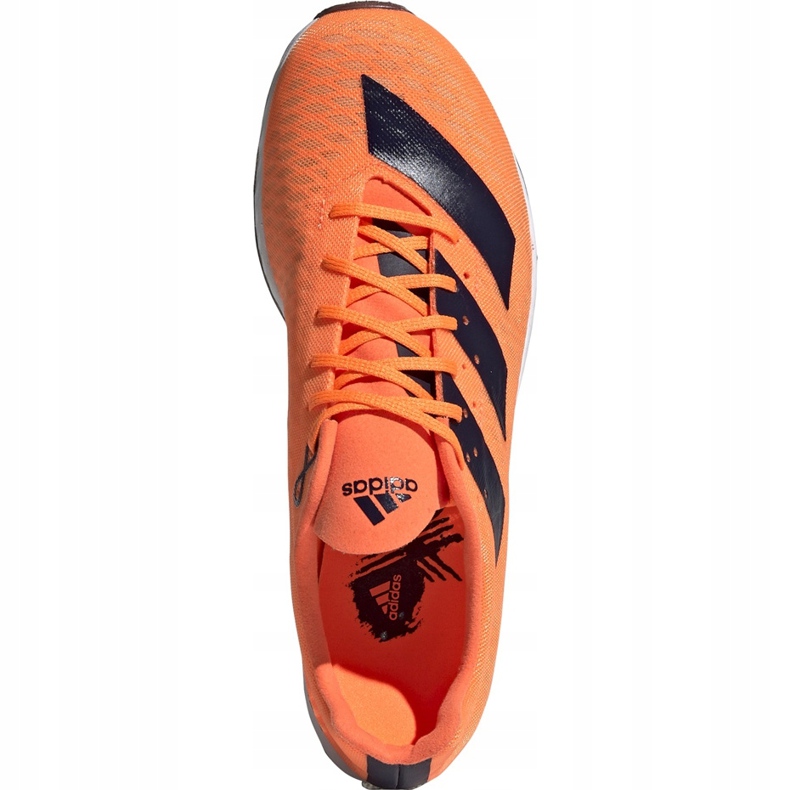 Naisten juoksukengät adidas Adizero Xc Sprint W oranssi F35763 1