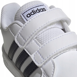 Lasten kengät adidas Grand Court I valkoinen ja musta EF0118 1