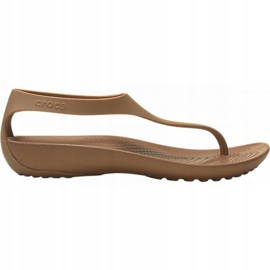 Crocs naisten sandaalit Serena Flip W ruskea 205468 860 1